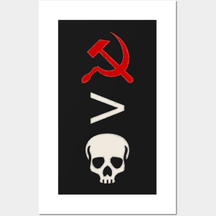 Better Red Than Dead Said in Symbols Posters and Art